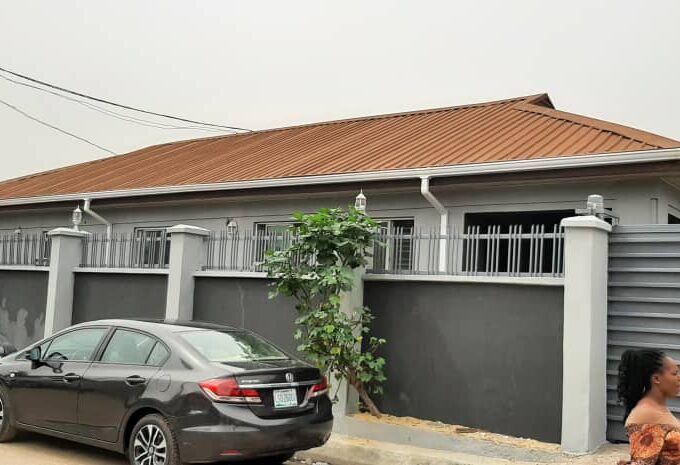 3 Bedroom Bungalow with Ante roomat Fujah Street, Surulere For Lease